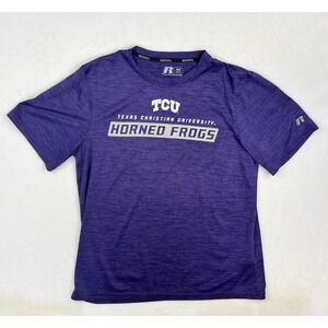 TCU Horned Frogs Russell Athletic Purple Sport T-Shirt Men's Size Medium